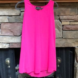 Neon pink dress